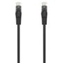 Aisens Cable de Red Latiguillo RJ45 Cat.6A UTP AWG24 0,5m Negro